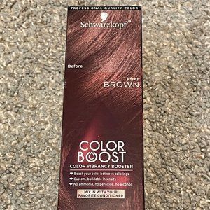 Schwarzkopf Color Boost Vibrancy Booster, BROWN FREE SHIP